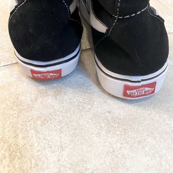 Vans black hi-top sneaker men’s sz 8.5 Wmns sz 10 - Picture 3 of 5